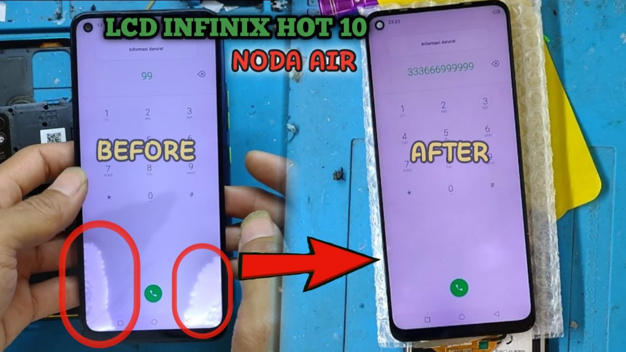 CARA MENGHILANGKAN BERCAK/NODA AIR DI LCD HP tanpa mengganti lcd baru