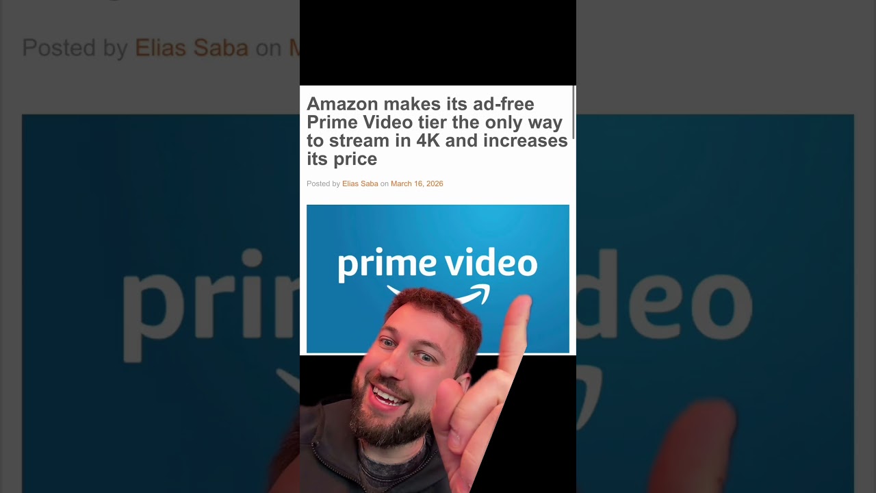 Amazon Prime Video убирает контент в формате 4K.