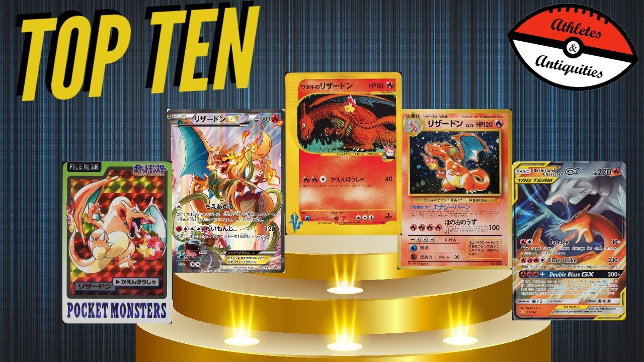 Ranking the TOP TEN Charizard Artworks in Pokemon TCG History