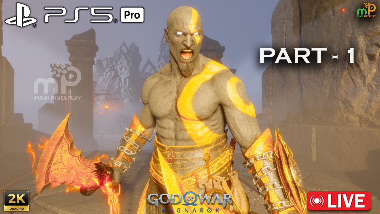 God of War Ragnarok NG1 Live PS5 Pro Part 1 - Shorts