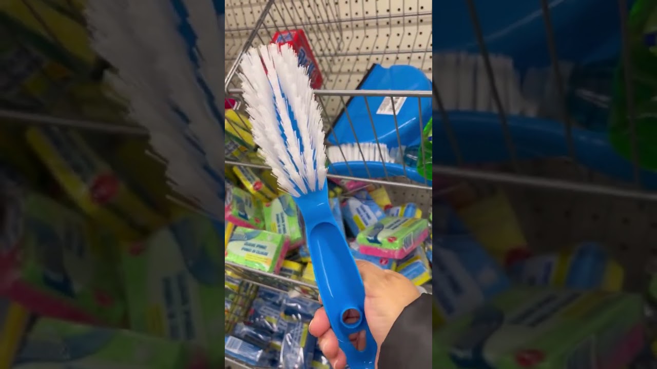 $1.25 mis CEPILLOS y ESPONJAS favoritas para la LIMPIEZA #cleaning #housekeeper #limpiar #limpieza