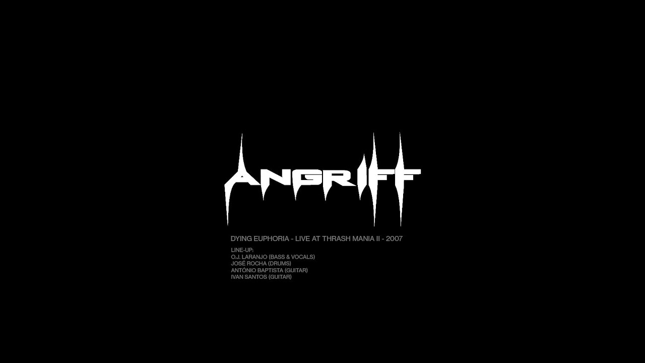 ANGRIFF | Dying Euphoria (LIVE) | RARE AUDIO