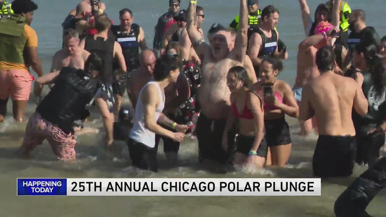25th Polar Plunge Chicago set for Sunday at North Avenue Beach to benefit Special Olympics Illinois