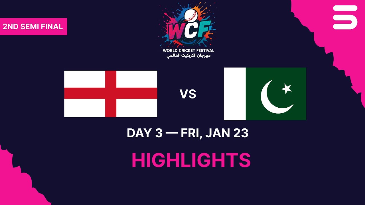 2nd Semi Final Highlights | PAK Vs ENG | WCF - Double Wicket World Cup 2026 | Day 3 | M9D1H