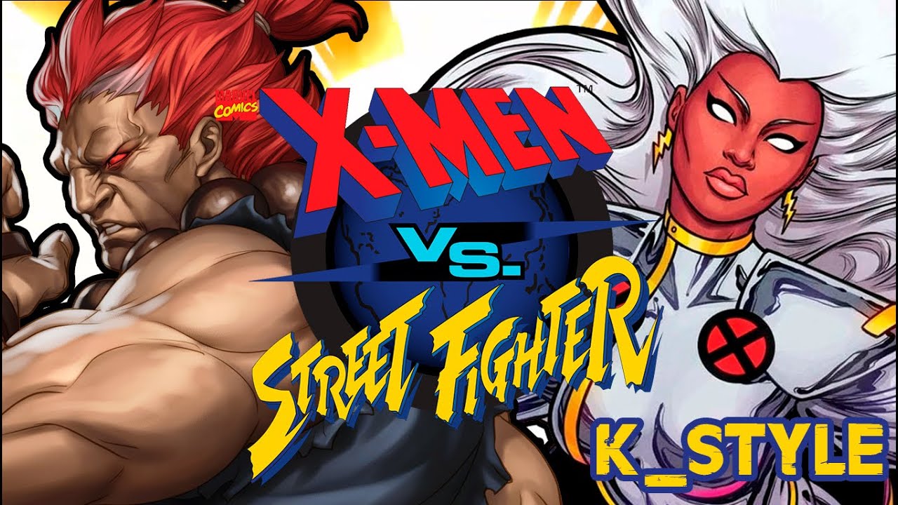 Akuma and Storm - Xmen vs Street Fighter in K_Style by K99