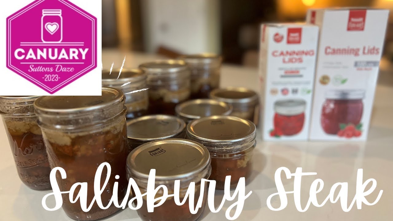 Salisbury Steak In Jar With Linda's Pantry