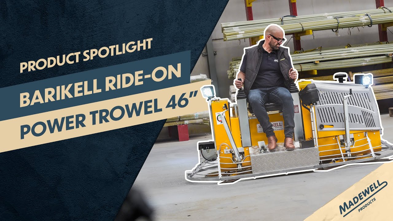 Product Spotlight: Barikell Ride-On Power Trowel 46