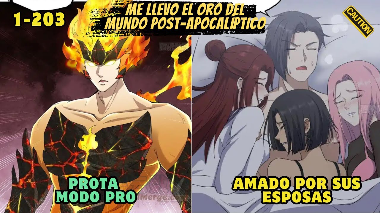1-203🔥 SU NOVIA LO DEJA Y VA AL MUNDO POST APOCALIPTICO PARA CREAR SU HAREM // RESUMENES MANHWA 🔥
