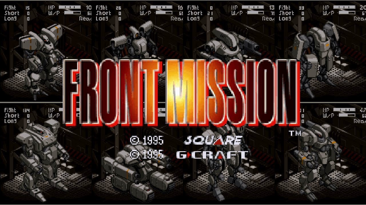 SFC フロントミッション 機体ヴァンツァー グラフィック SNES Front Mission Wanzer Collection