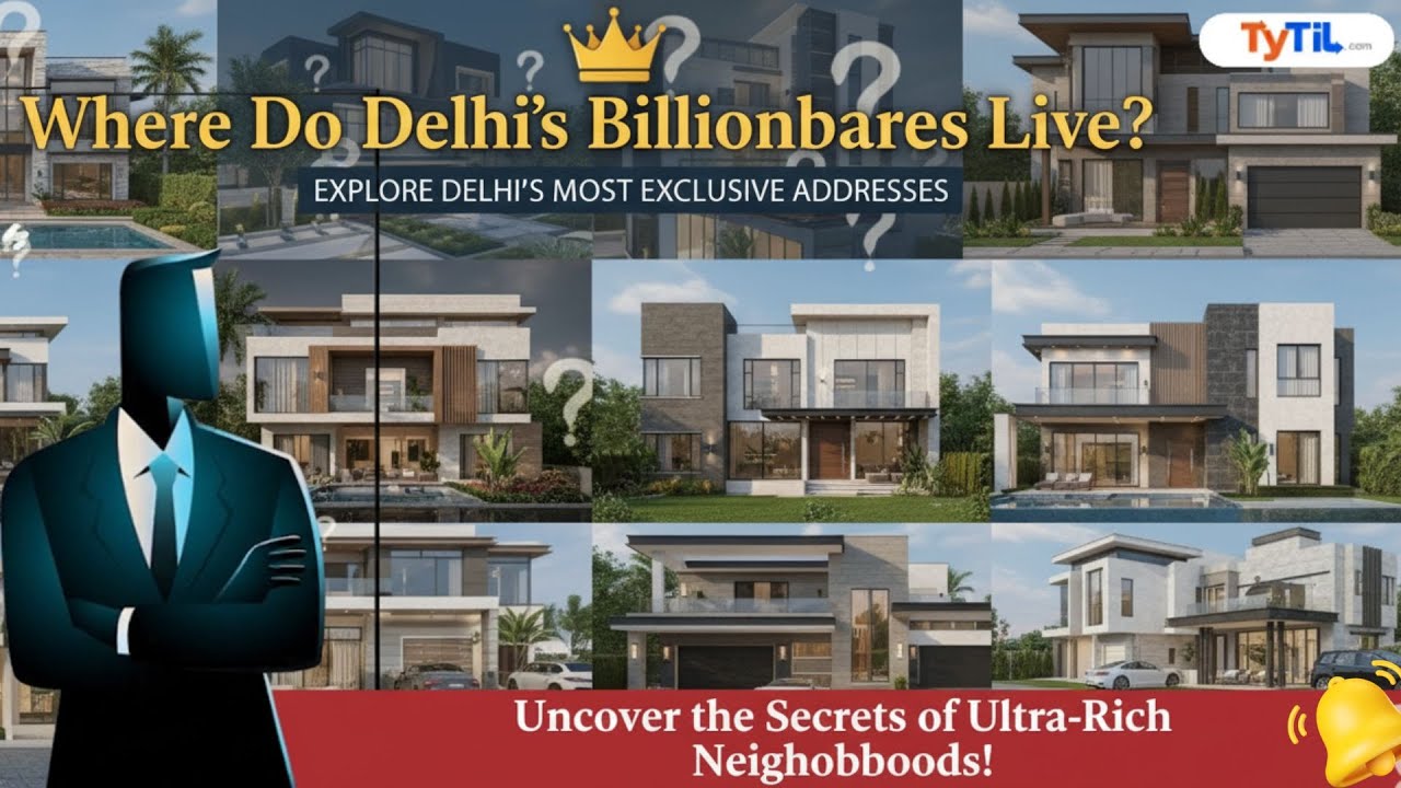 Where Do Delhi&rsquo;s Billionaires Live? | TyTil - India&rsquo;s Online Smart Property Marketplace #tytil