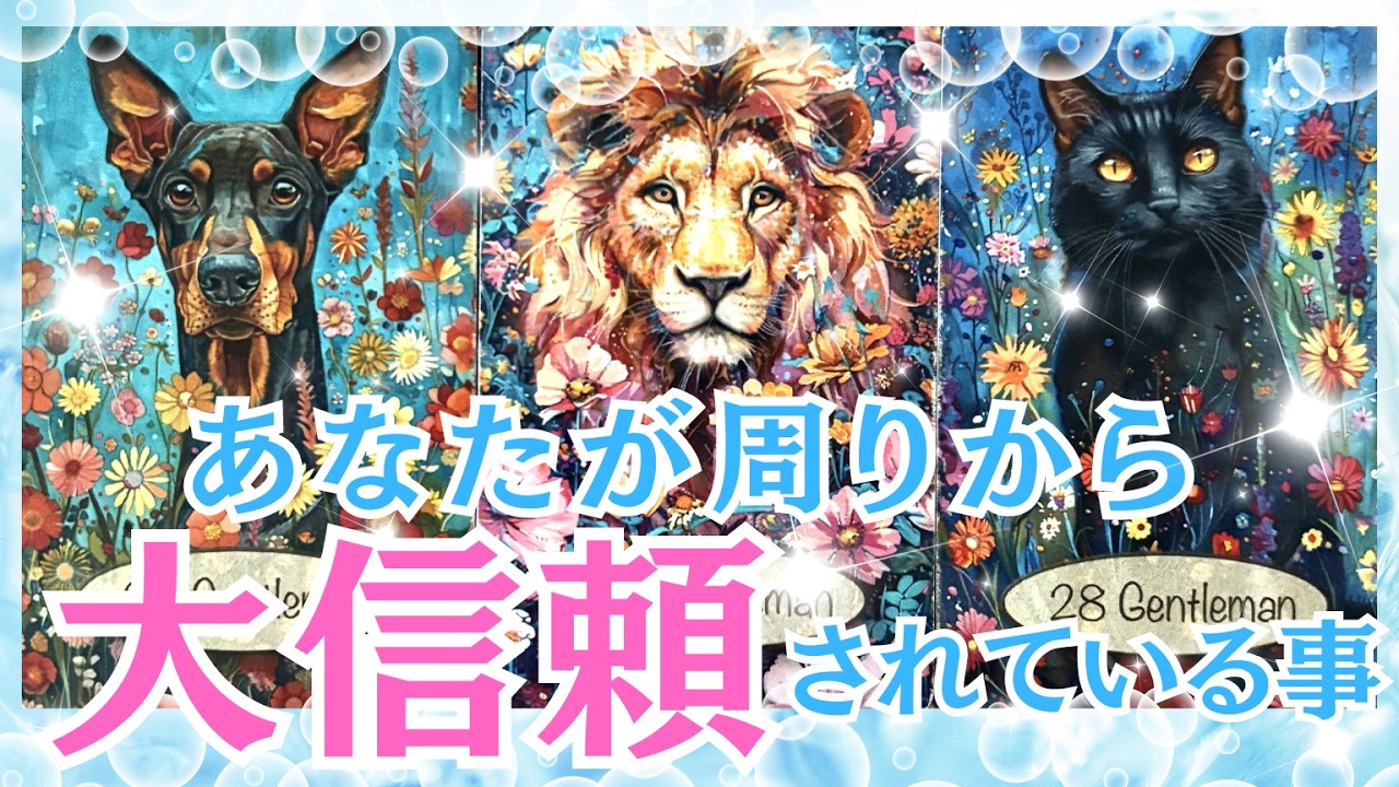 ただの信頼ではないよ！「大信頼」されている事をカードちゃん達に聞いて視ました🤭そしたら･･･なるほどね！！な、結果がてんこ盛りでした😆✨✨特に選択肢◯さん、本当に頑張って来られたんだね😭✨✨素敵すぎ♡