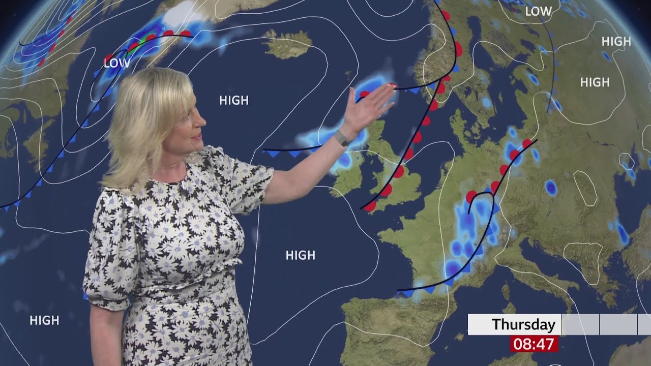 Carol Kirkwood - BBC Breakfast Weather 24/06/2021 - HD