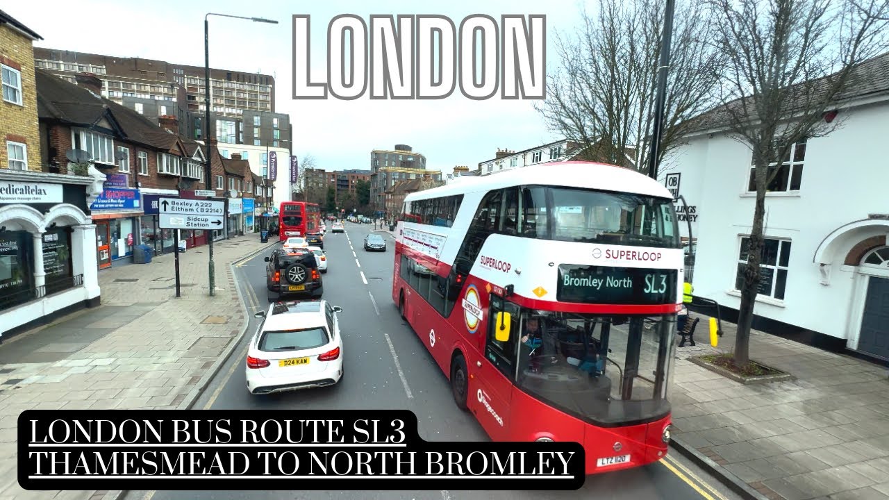 🚌 Introducing London's Newest Bus Route SL3: Thamesmead to North Bromley Adventure! 🌟