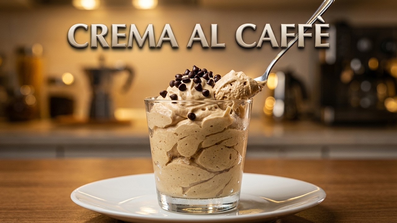 🍨Crema-Dessert al caffè🍨fatta in casa per farcire dolci🍨senza cottura 🍨senza uova🍨Facile 2 minuti