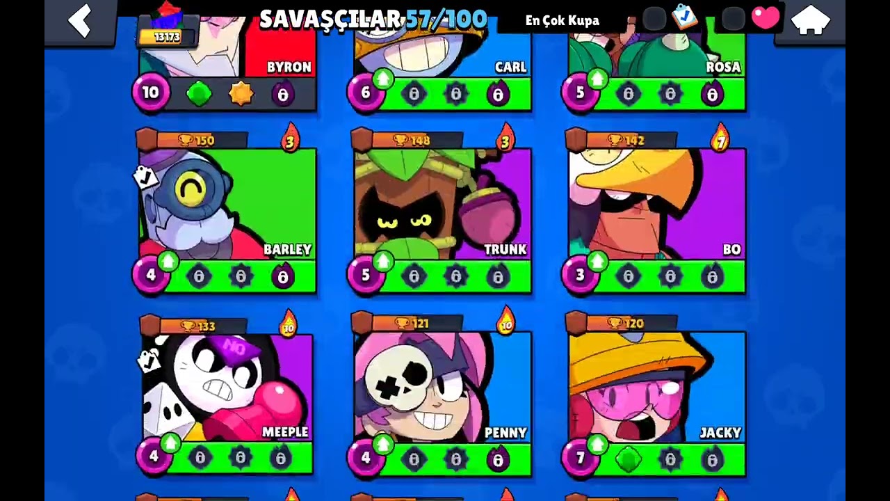 Brawl Stars oynadım