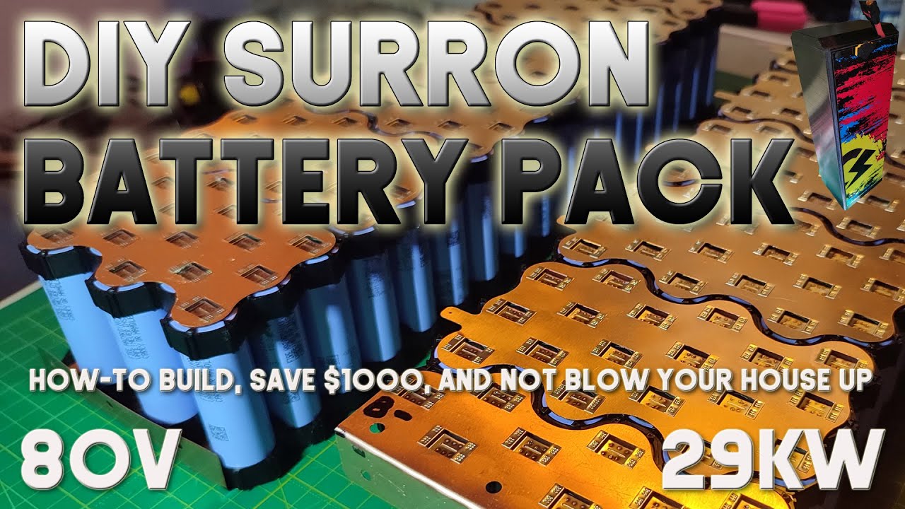SURRON DIY 80V / 29kW BATTERY BUILD – HOW-TO