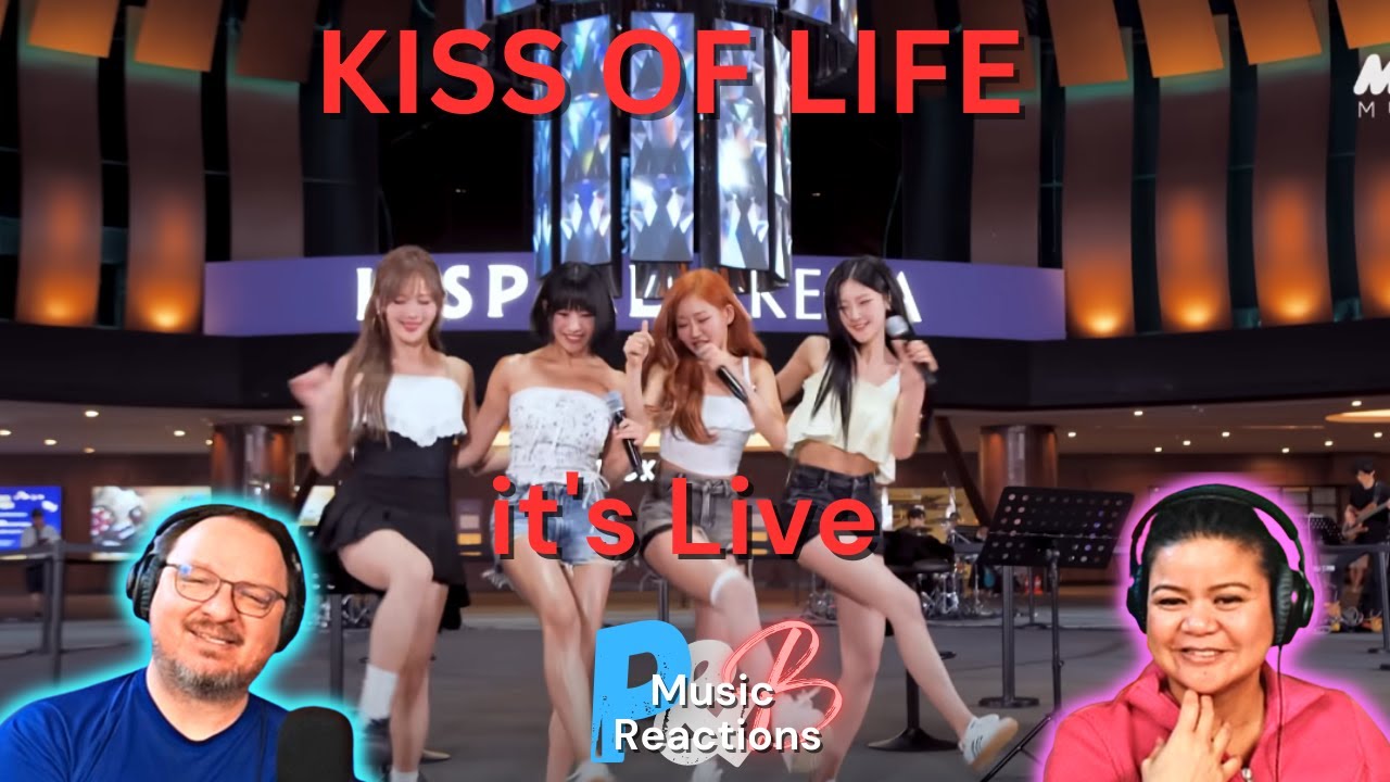 Kiss of Life (Band LIVE Concert (it's Live) Busking Concert July 2024) Couples Reaction!