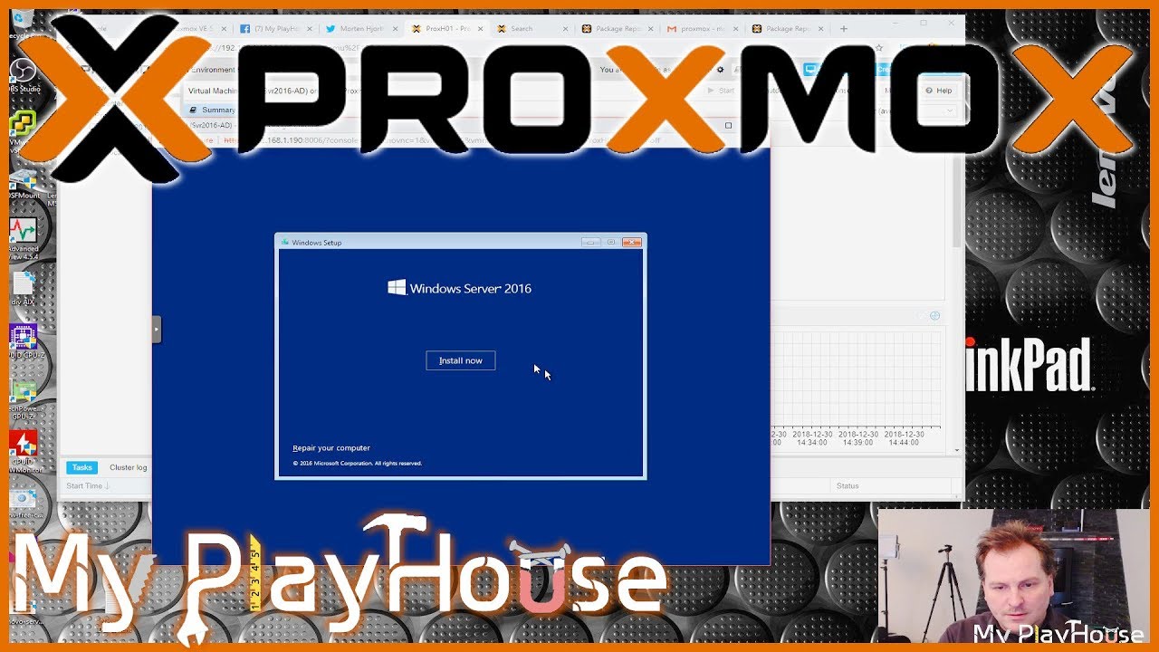 Proxmox Updating & Installing My First VM, MS Server 2016 - 797