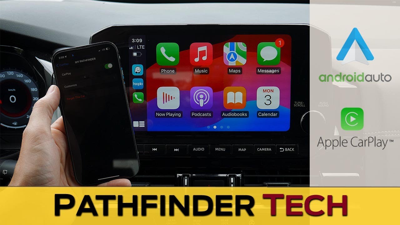 Media Screen in the Nissan Pathfinder (2022 - 2024 models)