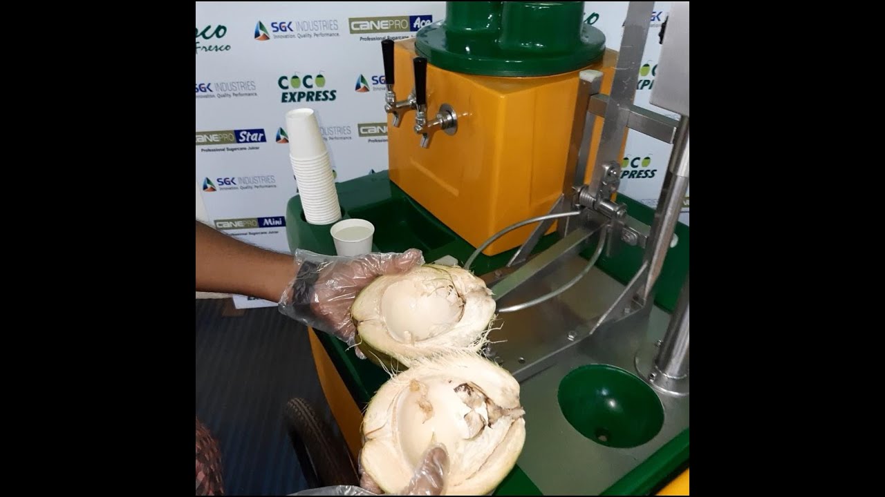 Coconut Cart || Coco Express Plus( + ) || Advanced Coconut Cart with Cutter & Matured Nuts Piercer