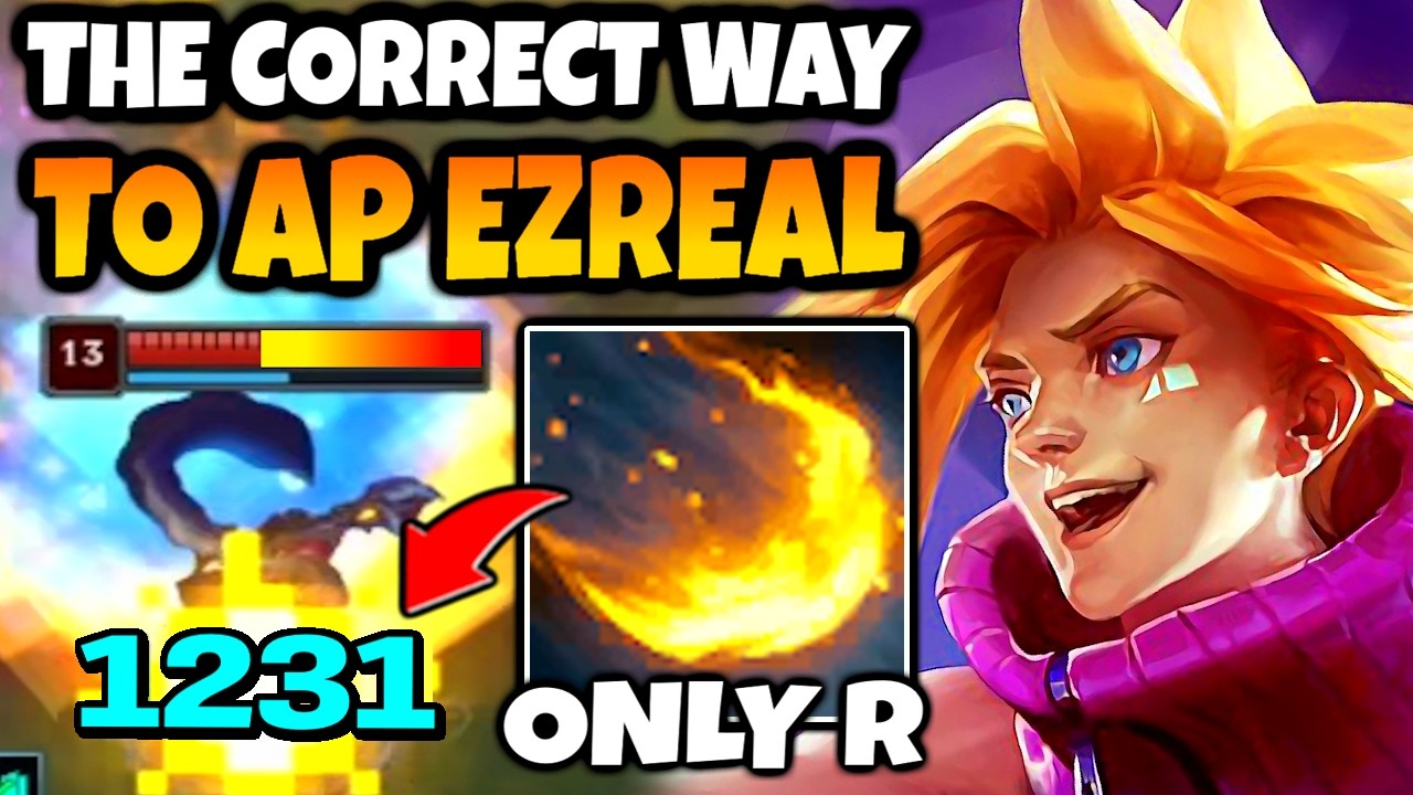 THE CORRECT WAY to AP EZREAL MID. ONE SHOT at only 2 ITEMS and it gets CRAZIER AFTER THAT.