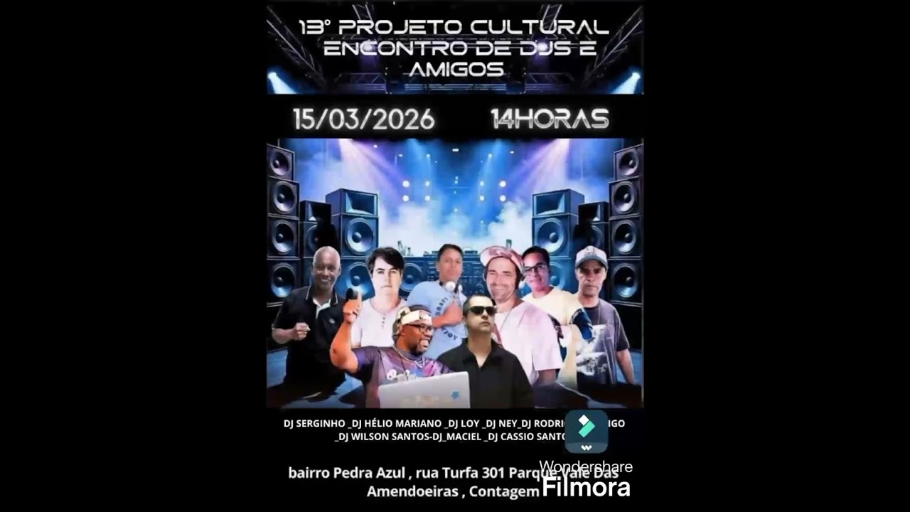 Projeto Cultural Encontro de DJs e amigos apresenta 13° décimo terceiro encontro .