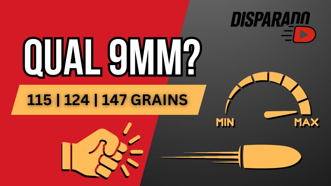 9mm na Prática: Qual Munição é Melhor? 115gr, 124gr ou 147gr - Comparativo Real!