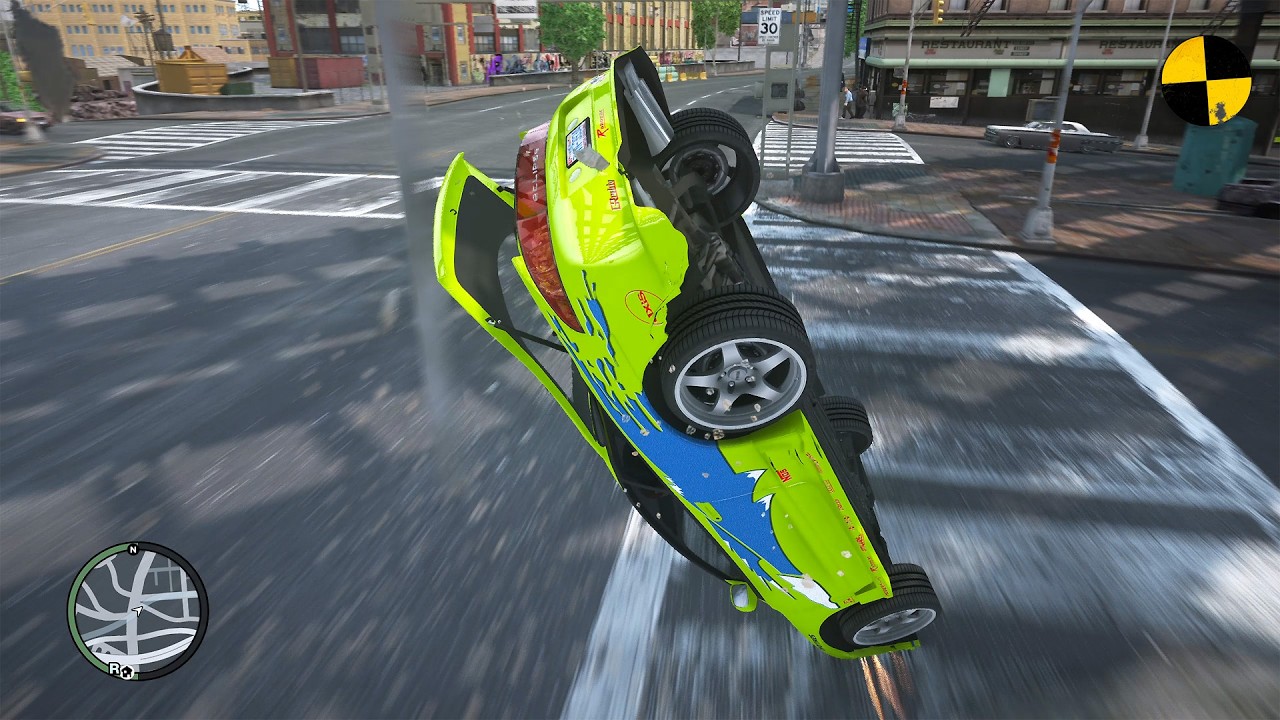 GTA 4 Crash Testing Real Car Mods Ep.153