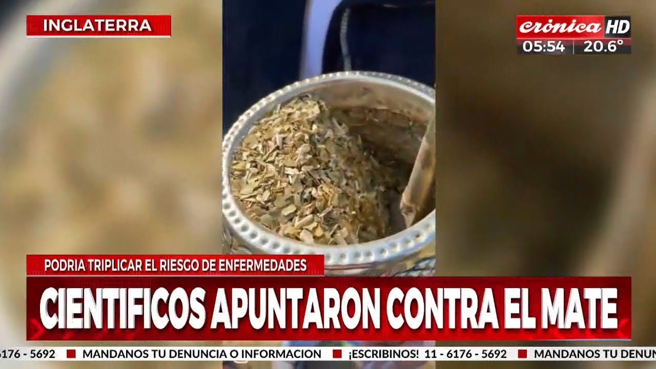 ¡Con el mate, no!: Científicos británicos lo compararon con el cigarrillo
