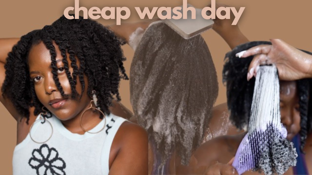 CHEAP NATURAL HAIR WASH DAY | $30 Full Wash Day | KandidKinks