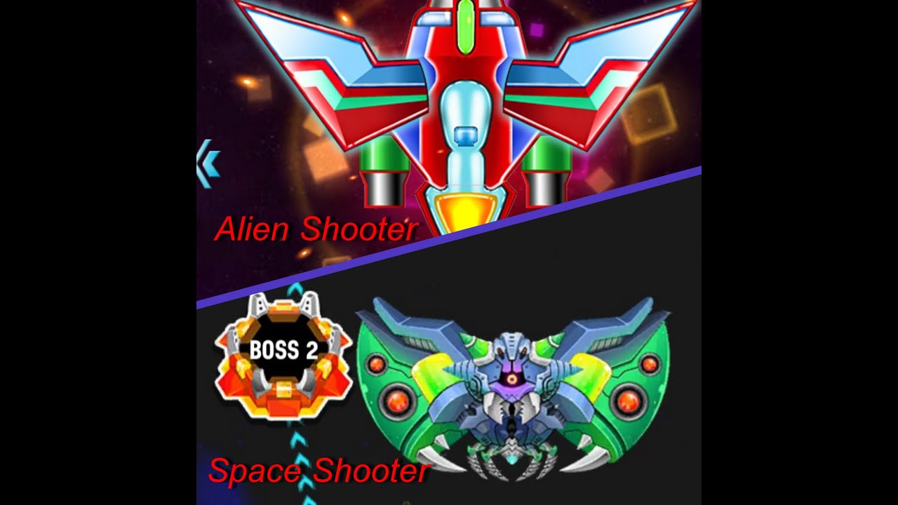 Space Shooter Boss 2 Vs Alien Shooter Boss 2