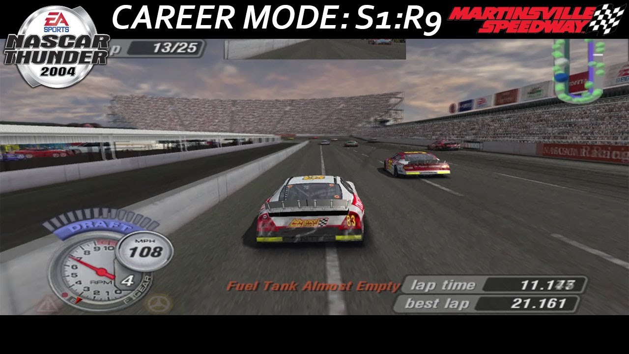 NASCAR Thunder 2004 Career Mode: S1:R9 Martinsville