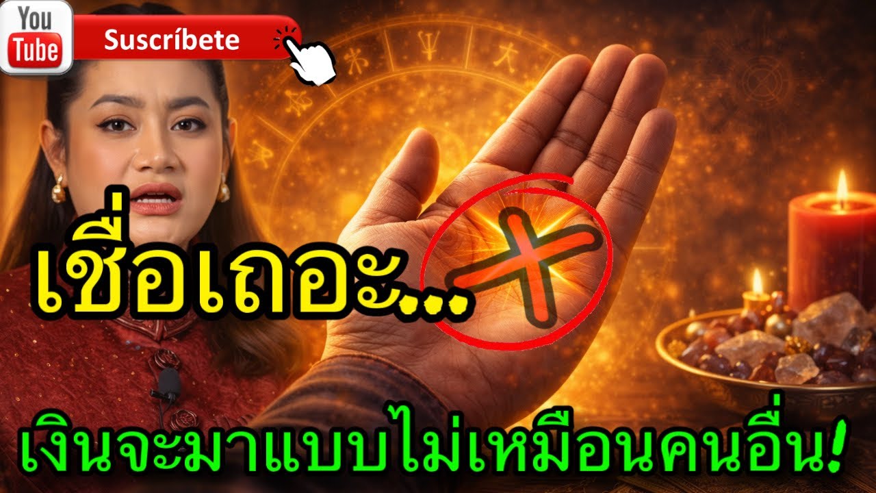 ลายมือกากบาทตรงกลางฝ่ามือคุณ…นั่นคือเครื่องหมายที่จะบอกอนาคตคุณจงฟังให้จบ#ความเชื่อ#ดูดวง