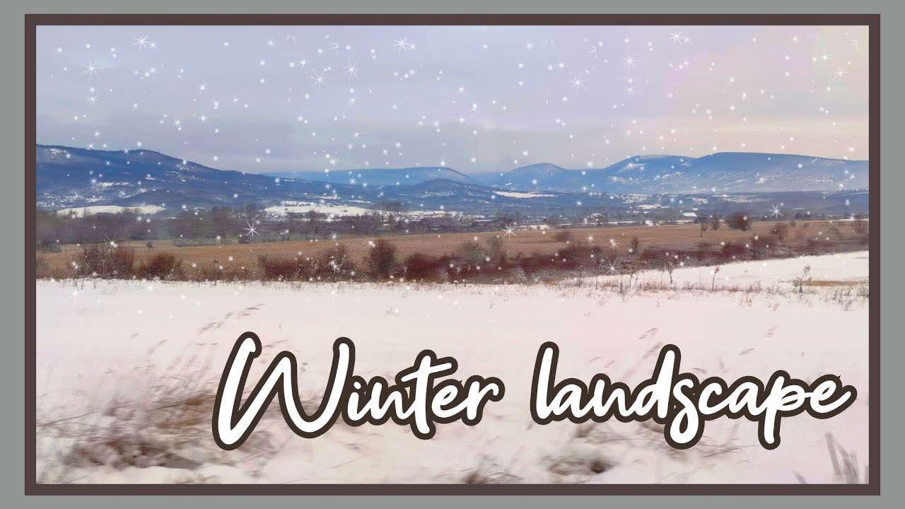 Холодные зимние дни ❄️ Зарисовки в скетчбуке ☃️ Акварель и графиттинты