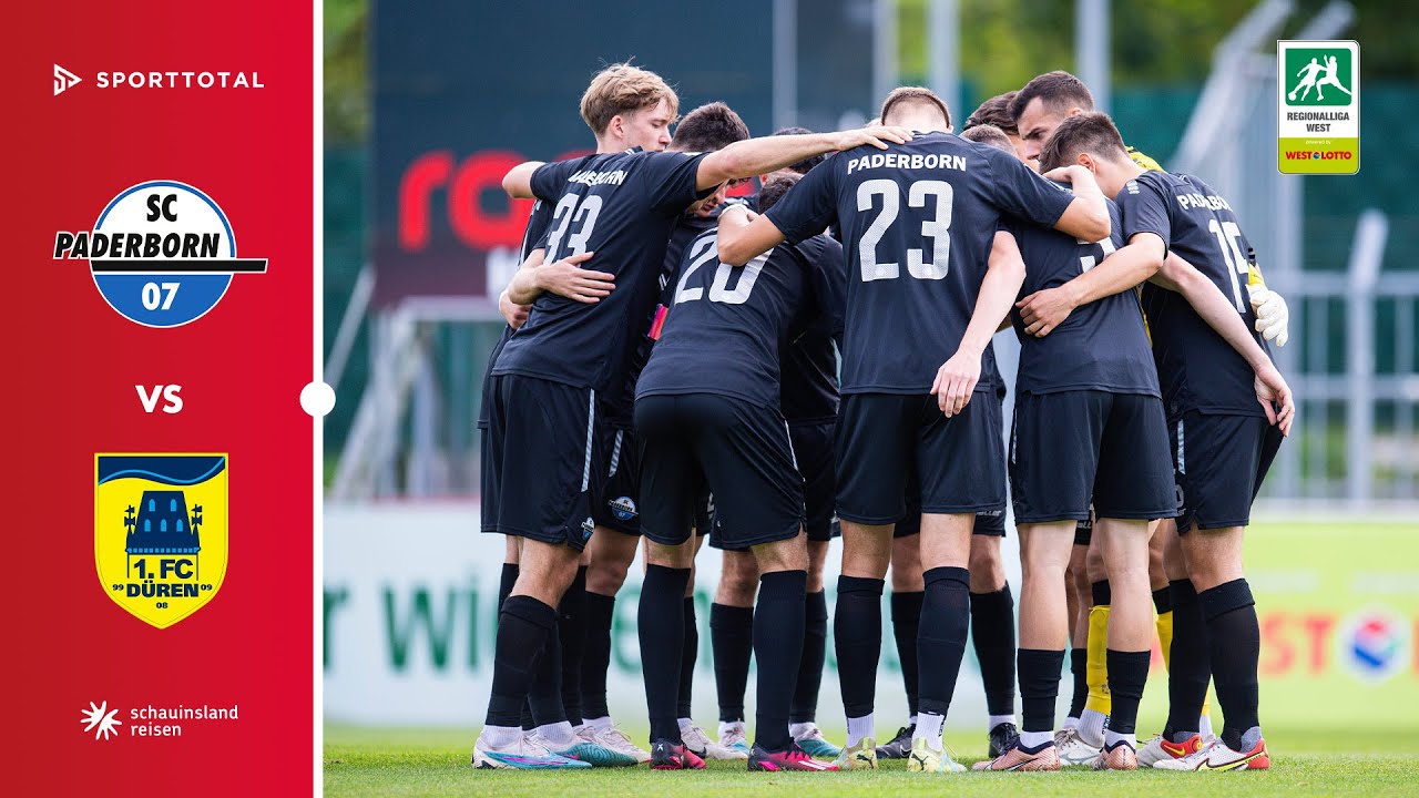 Alu-Krimi: Düren verzweifelt an effizienten Paderbornern | SC Paderborn U21 - 1. FC Düren | RL West
