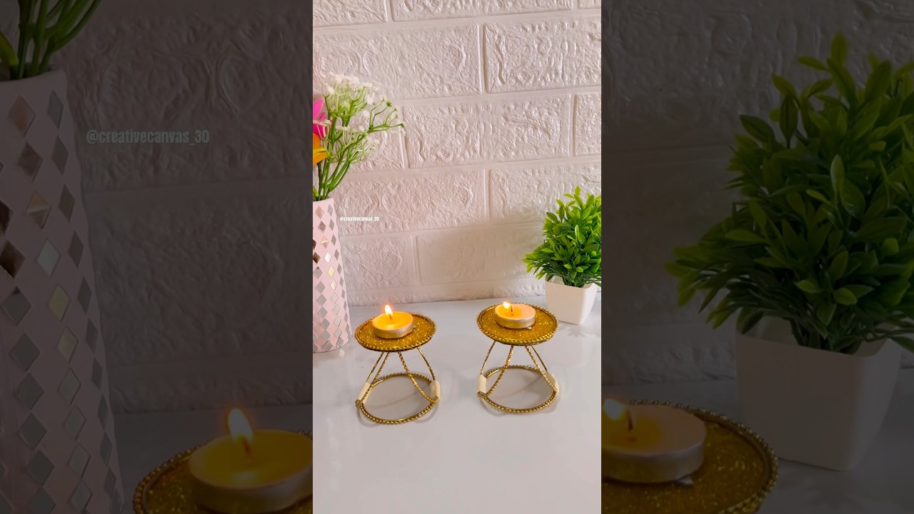 DIY Diya Stand Idea for Diwali🪔 #shorts #shortsfeed