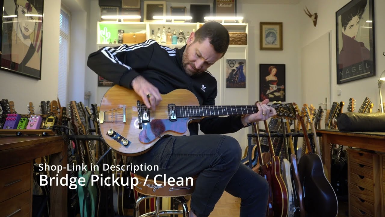 Hofner Club 50 / Höfner 125 guitar - 1960 German vintage - sound demo