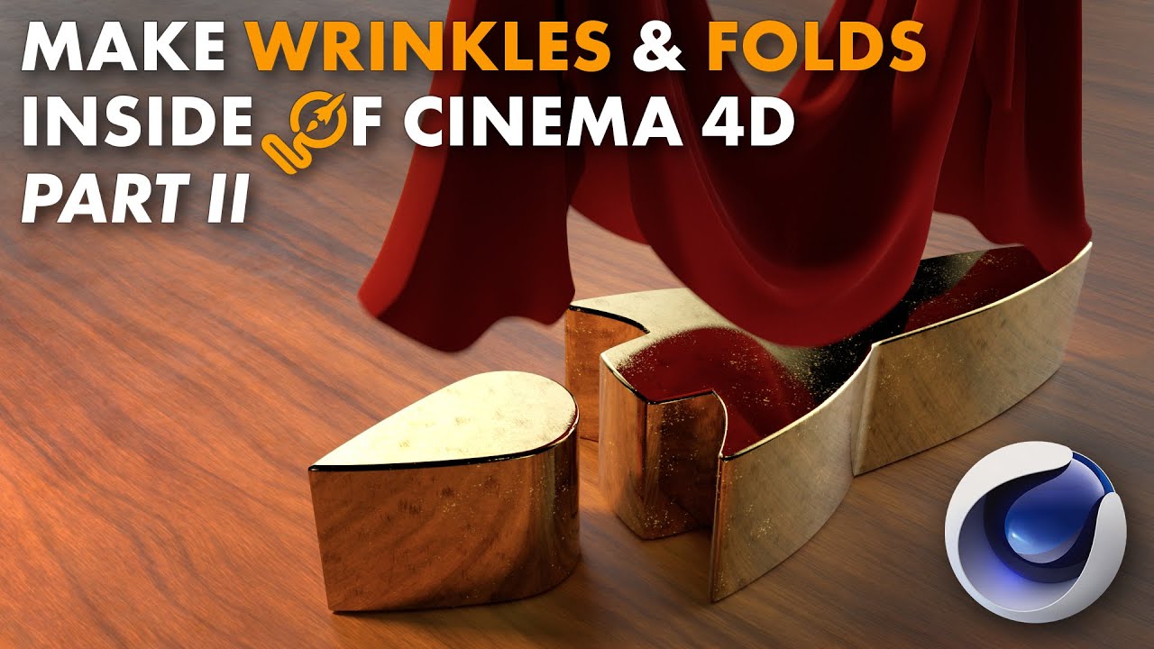 Creating and Controlling Wrinkles in Cinema 4D Tutorial Part 2: Product Reveal