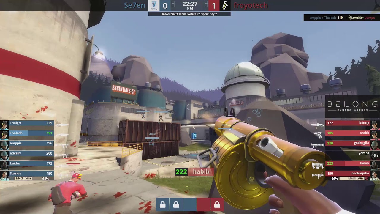 Insomnia63 TF2 Upper Bracket Final: Se7en vs. froyotech (Part 1)
