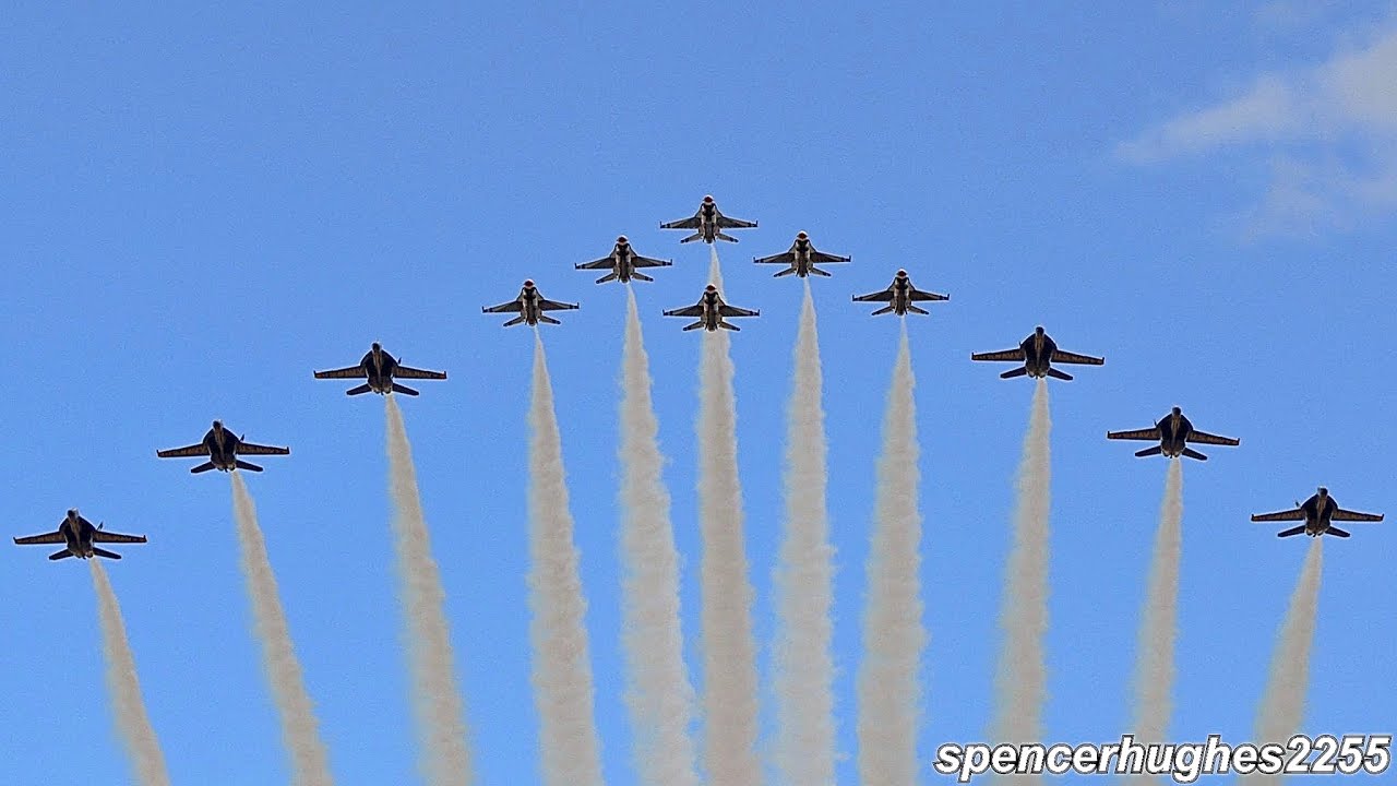 SUPER DELTA !!! 2023 Blue Angels & Thunderbirds