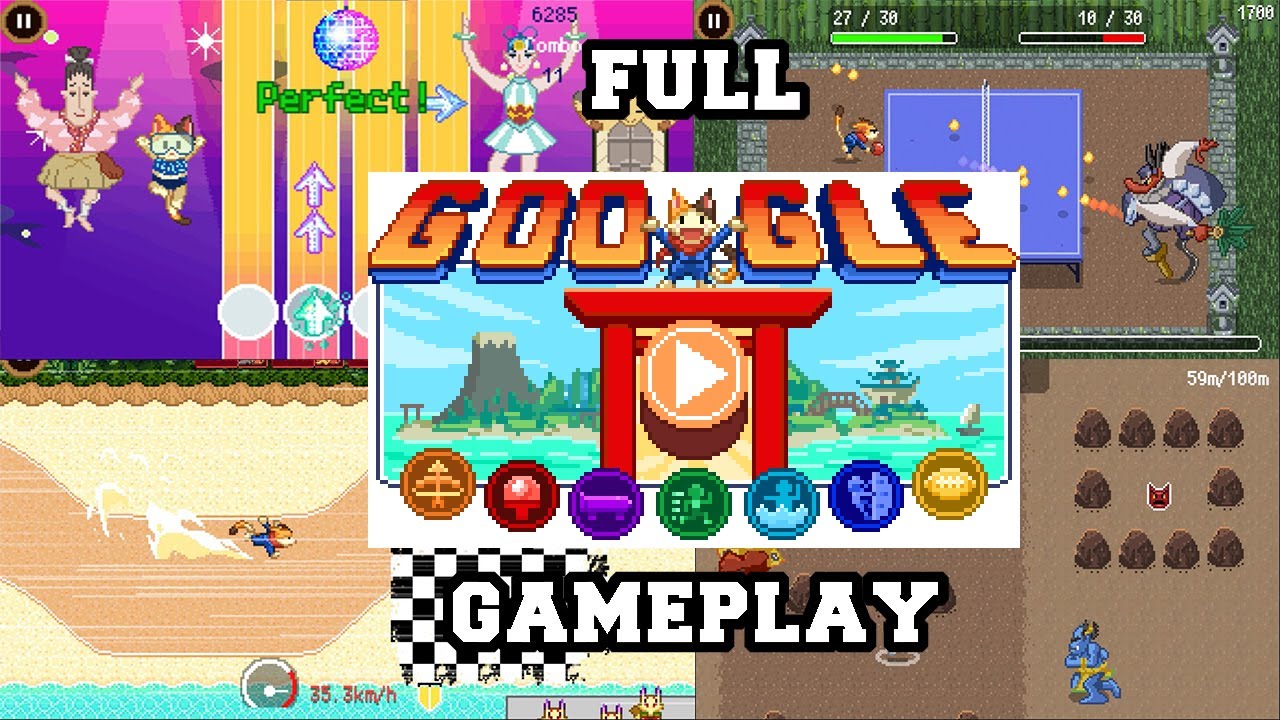 Google Doodle Champion Island Games Begin! | FULL GAMEPLAY