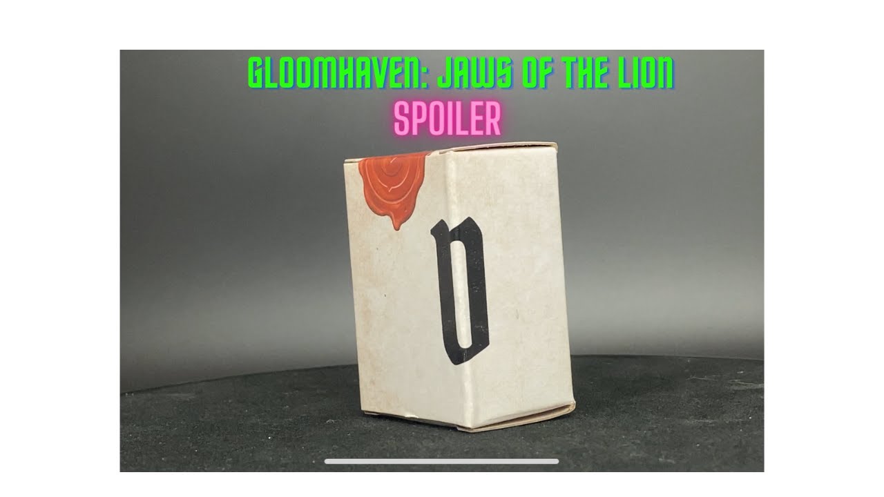 SPOILER!!!! Episode 6: How to paint Hidden Box D from Gloomhaven: Jaws of the Lion