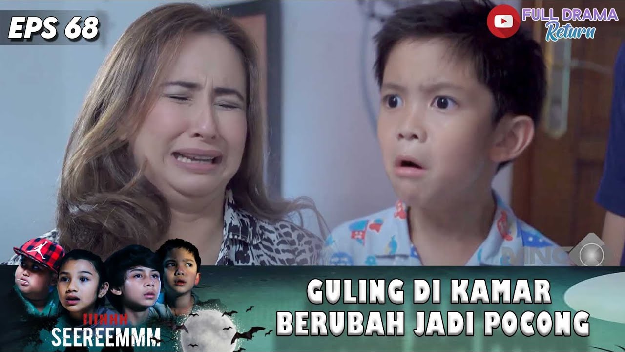 MERINDINGG!!! DIKIRA BANTAL GULING TERNYATA POCONG ADAM KETAKUTAN  | IH SEREM | EPS 68 (2/6)