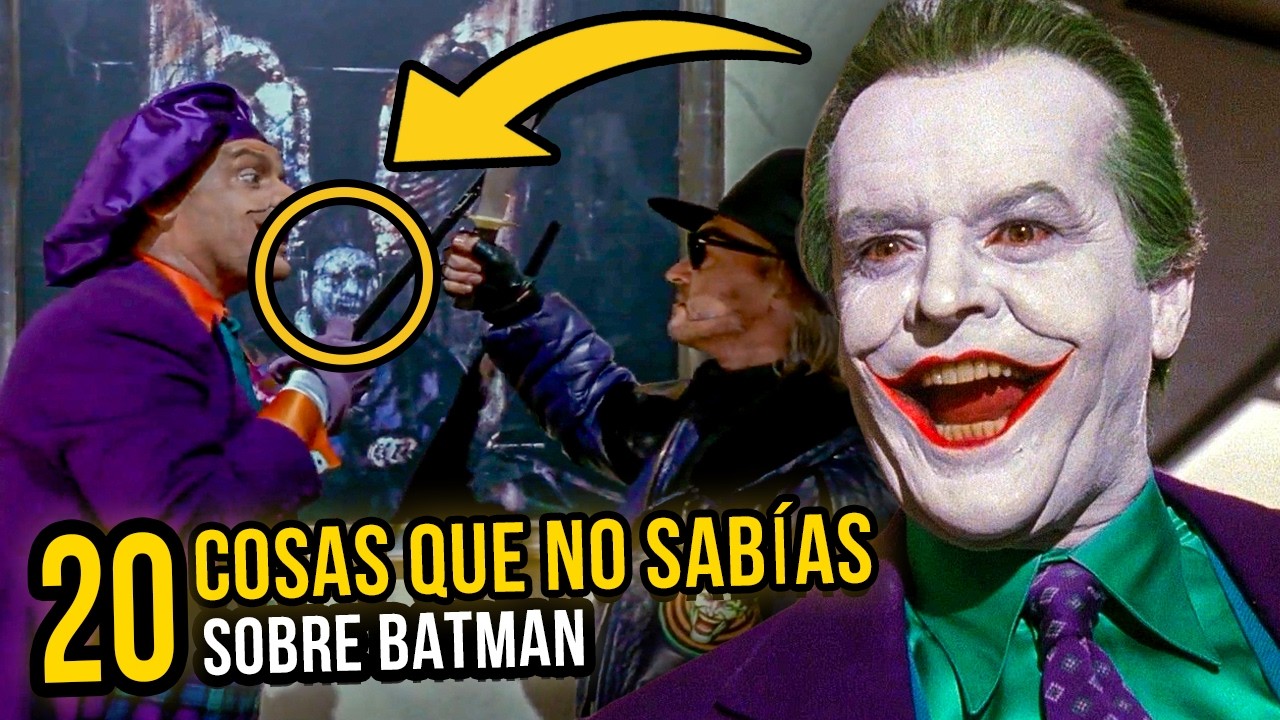 20 COSAS que QUIZ&Aacute;S NO SAB&Iacute;AS sobre BATMAN (1989) | Detalles y Curiosidades