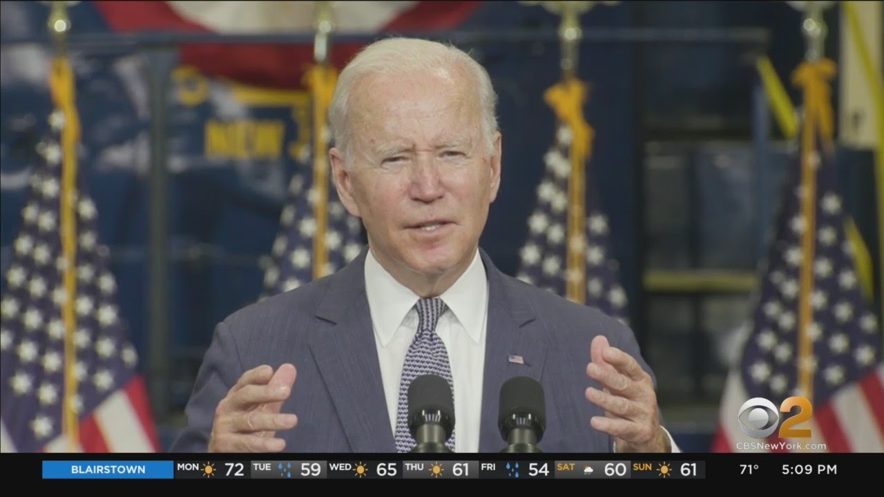 President Biden Visits New Jersey To Push Infrastructure Plan, Including Portal Bridge Construction