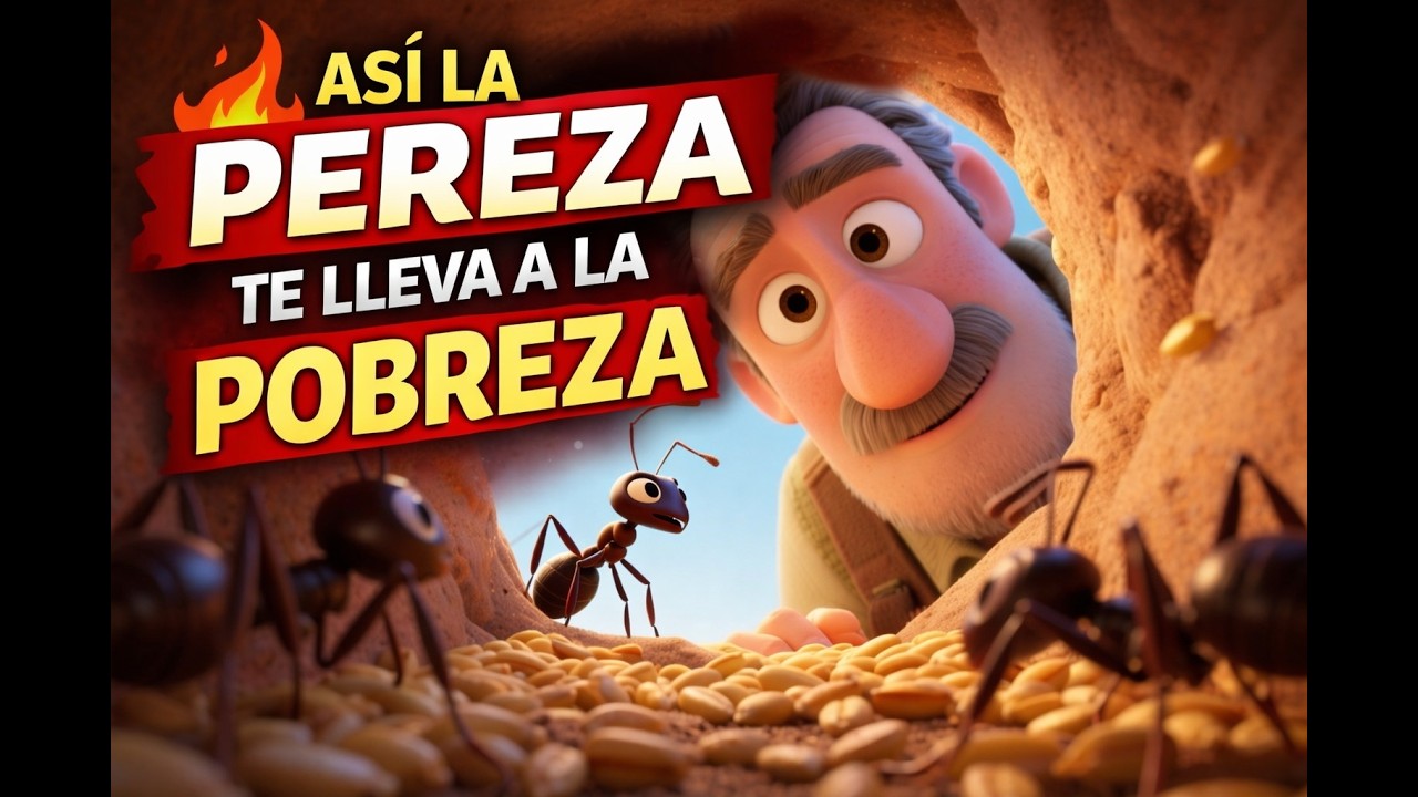 ASÍ LA PEREZA TE LLEVA A LA POBREZA SIN QUE TE DES CUENTA | La lección de la hormiga