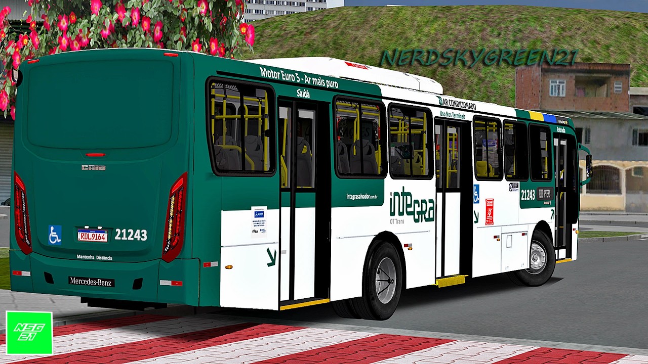 [OMSI 2] 1327 Est. Pirajá / Barroquinha | Caio Apache Vip IV mb of-1721 Bluetec 5 AC +G27/ OT Trans