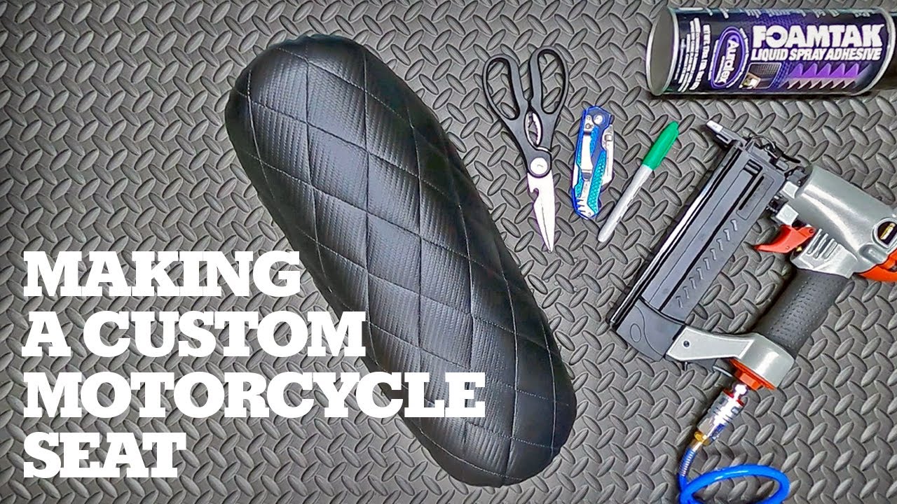 How To Make a Custom Motorcycle Seat (FAST)