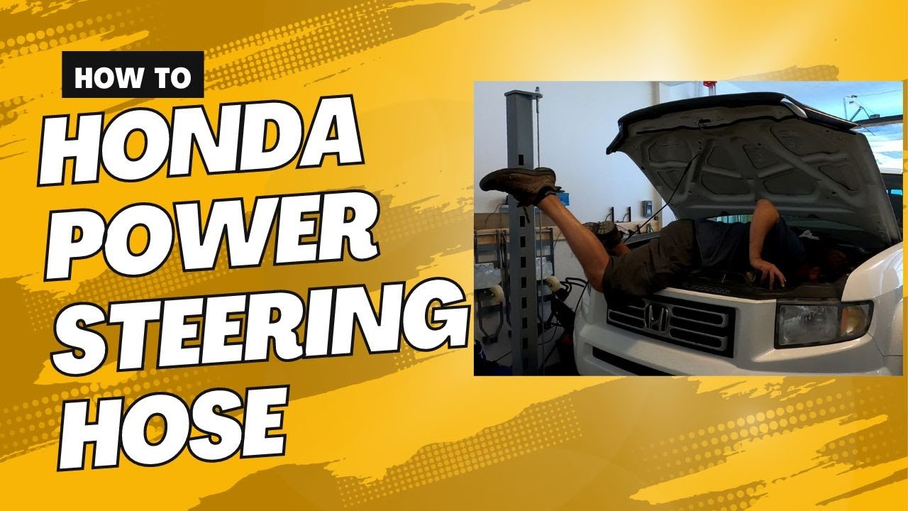 How to Replace a Honda Power Steering Hose 3.5 V6