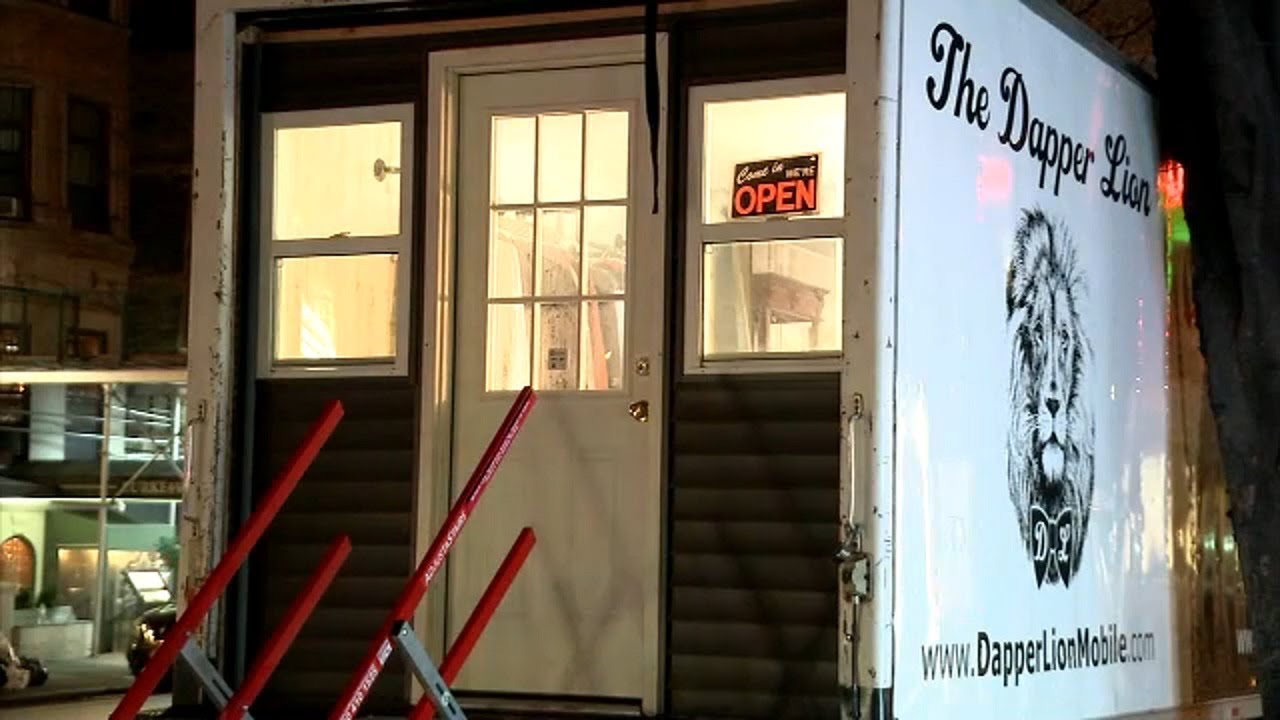 Why one NY barber is cutting hair in the back of a truck
